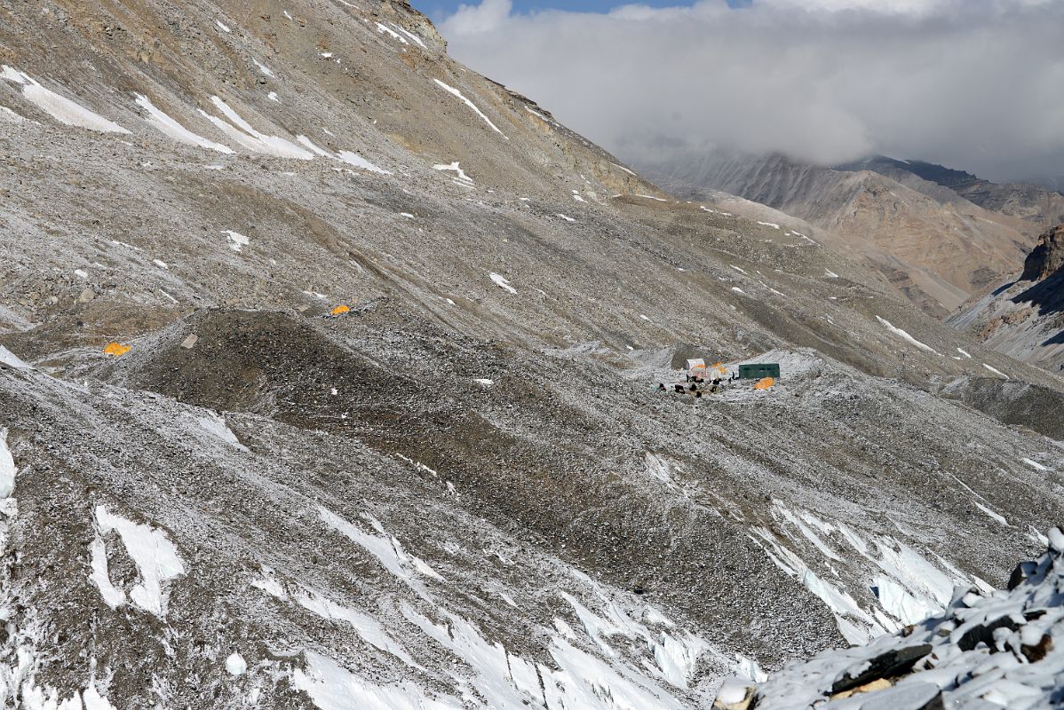 07 Looking Back At Intermediate Camp On The Trek To Mount Everest North Face Advanced Base Camp In Tibet